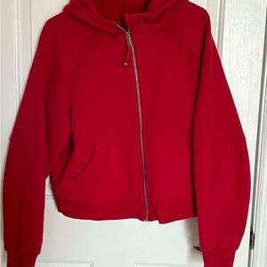 Lululemon Scuba Fullzip size M/L Red